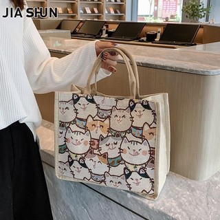Jiashun Túi bento dễ thương, túi tote công sở, túi cơm trưa phong cách Hàn Quốc dung tích lớn kèm cơm