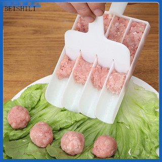 Nhanh 4 Máy Làm Thịt Viên Tôm Cá Quả Cầu Tự Làm Khuôn Kem Socola Bóng Làm Khay Dễ Dàng Nhồi Thịt Chia Dụng Cụ Hoa