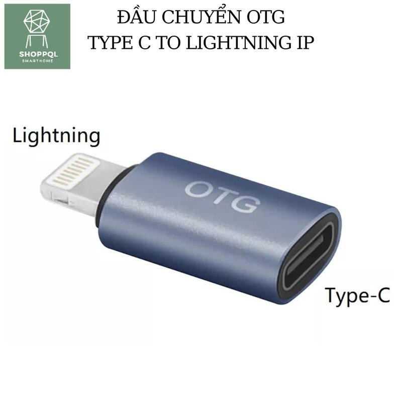 Đầu OTG chuyển đổi Type C sang lightning cho IP Phone Titan