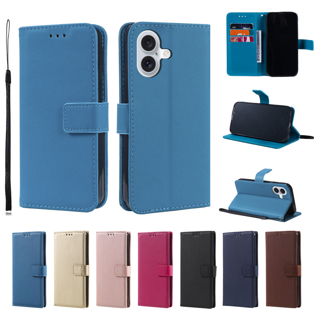 Ốp Điện Thoại Lật Da Sang Trọng Cho Samsung Galaxy A23 A33 A53 A73 A15 A05 A05S A25 A35 A55 A22 A21 A20 A30 M10S M22 M32 Ví Da PU Khe Cắm Thẻ Vỏ Có Chân Đế Tính Năng