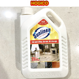 Nước Lau Sàn Gạch SIÊU SẠCH - Tẩy sạch sơn, xi măng, ố bẩn trên gạch men, bệt chậu sứ SUNLINEN 1.2L