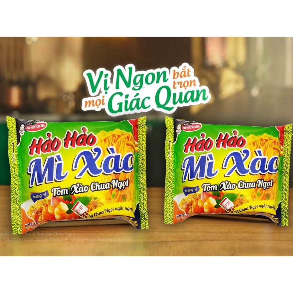 MÌ XÀO HẢO HẢO TÔM XÀO CHUA NGỌT 75G