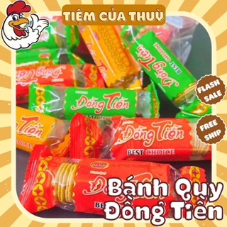 Bịch 10 Gói Bánh Quy Đồng Tiền Hải Việt, Bánh Quy Đồng Tiền Tuổi Thơ