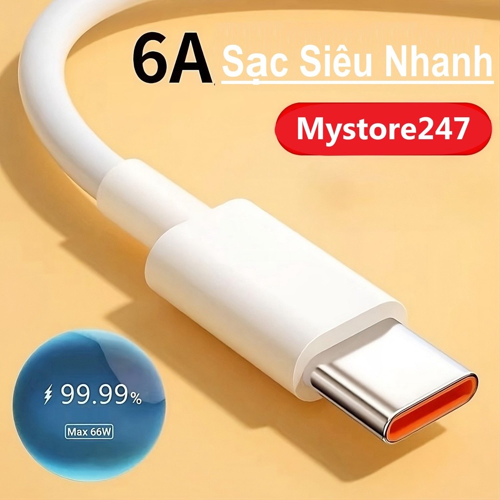 Dây Cáp Sạc Nhanh Xiaomi 33W / 67W / 120W/ 12W Sạc Nhanh Turbo Cực Chất Lượng Bảo Hành 1 Đổi 1 Trong