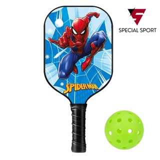 Vợt pickleball Spider Man người nhện siêu nhẹ bền, chống trơn trượt tặng 1 bóng pickle ball dành cho bé trai, người lớn