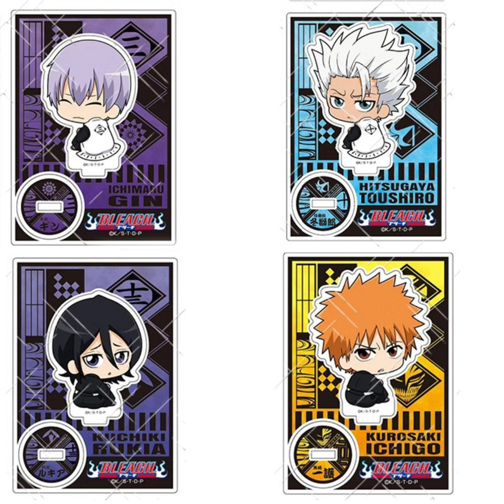 Mô hình Standee Anime BLEACH Ichigo Rukia Orihime Hot Manga Phụ kiện trang trí để bàn góc học tập