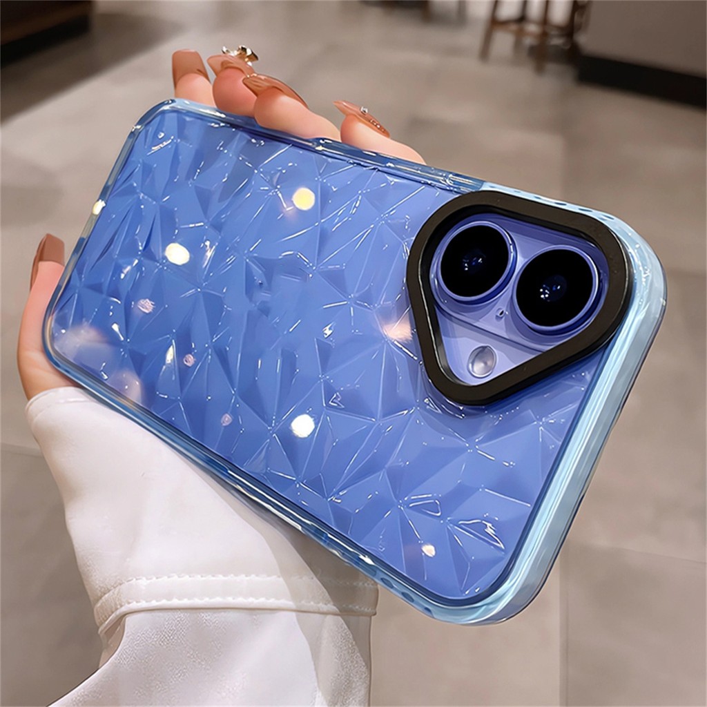 【 Iphone16 】 Ốp Điện Thoại Trong Suốt Kim Cương 2 Trong 1 Cho IPhone 16 Pro Max 11 12 13 14 15 Pro M