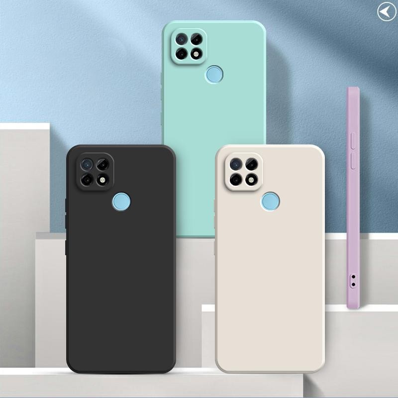 Ốp lưng Realme c21Y C25Y, màu trơn Realme c21Y C25Y, Vỏ bảo vệ silicon chống rơi màu trơn đơn giản Y