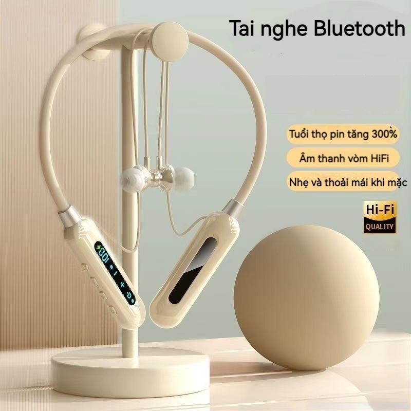 L49 Tai nghe không dây tai nghe dây đeo cổ màn hình chơi game Sports Tai nghe từ xa không thấm nước