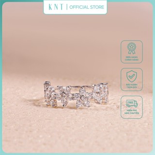 Nhẫn nữ thiết kế bông hoa 5 cánh - Trang sức nữ vàng tây 10k đính đá CZ [Kim Ngọc Thuỷ] [ĐẶT LẠI SIZE THEO YÊU CẦU]