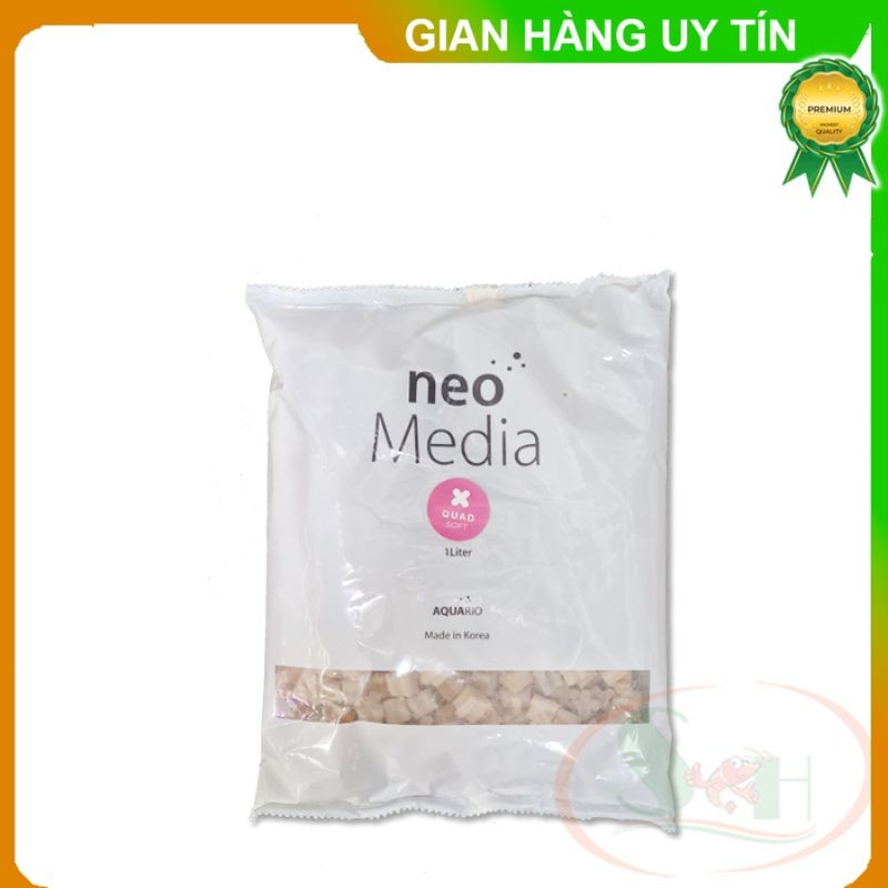 Vật liệu lọc Aquario Neo Media Quad Soft túi 1 lít sứ giảm pH nước bể cá tép thủy sinh store3