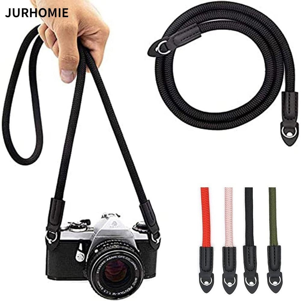 Dây đeo vai máy ảnh JURHOMIE, An ninh dây Nylon có thể điều chỉnh, Dây đeo cổ máy ảnh bền cho Nikon 