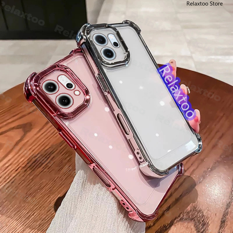 Reno14 Pro 14F 5G Vỏ Mềm Mạ Trong Suốt Cho OPPO Reno 14 Reno14 Pro F 14F 14Pro Reno14F Reno14Pro Sil
