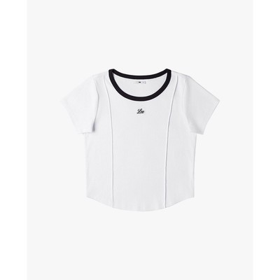 LEE - Áo croptop nữ cổ tròn tay ngắn Modern Seasonal_LWT011245207647-K14000