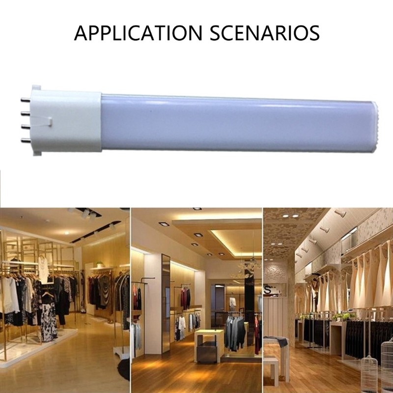 N 8W 2G7 2GX7 85-265V LED Ngang Cắm Đèn Nhôm Bóng Đèn LED Thương Mại Tiết Kiệm Năng Lượng Chiếu Sáng