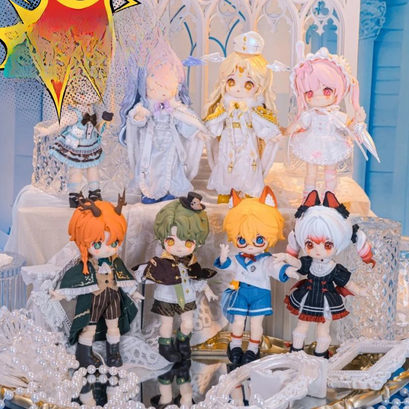 NAGI Beast Boy Thế hệ thứ năm Fantasy Record Series BJD Blind Box Joint Movable Action Hình 1 / 12 T