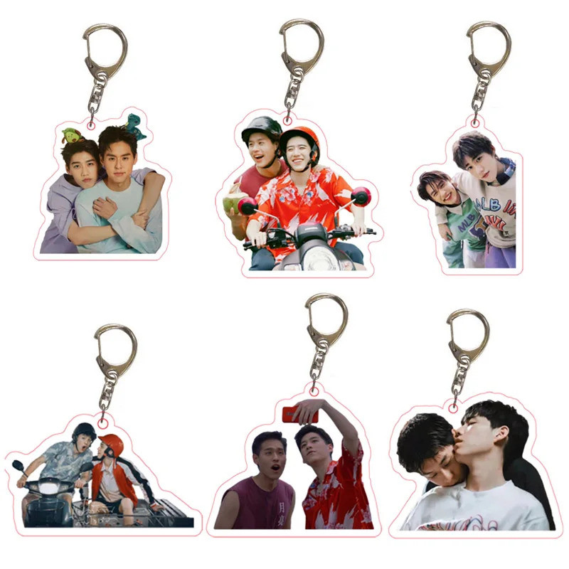 Bộ phim truyền hình Thái Lan mới BKPP The Series Told Sunset About You billkin ppkrit Móc khóa Mặt d