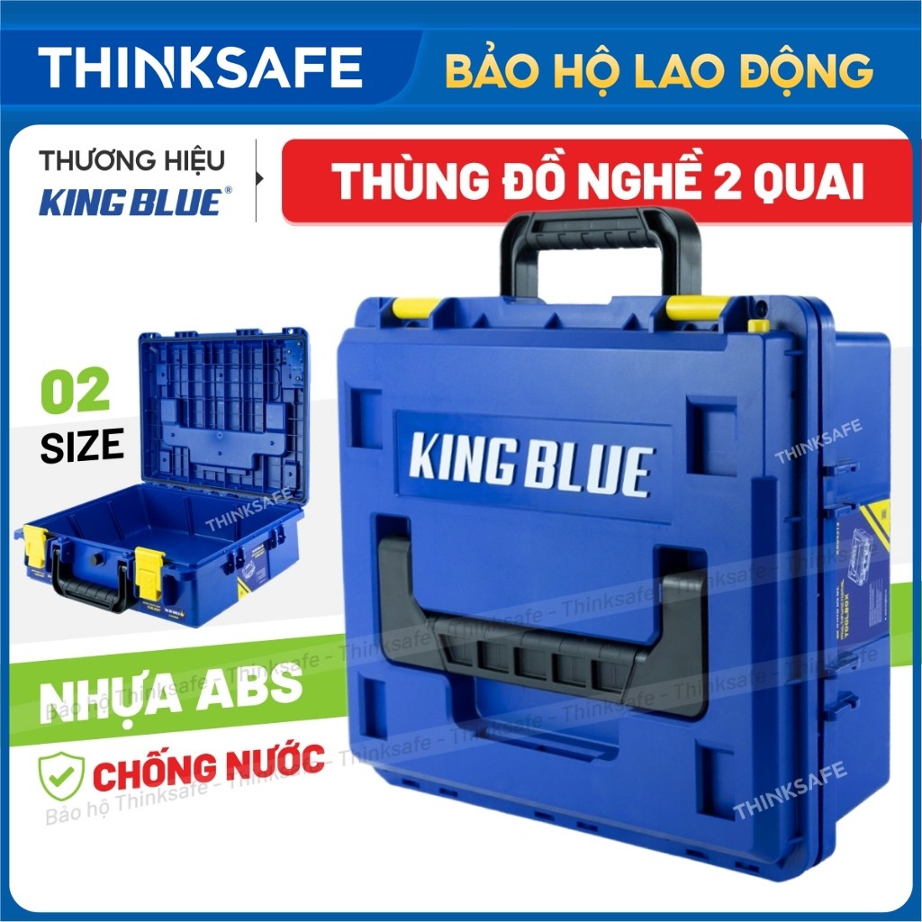 Thùng đựng đồ nghề KingBlue KHD4212/ KHD4216/ KHD20/ KHD4233 Hộp Nhựa ABS Chống nước, Chống va đập, 