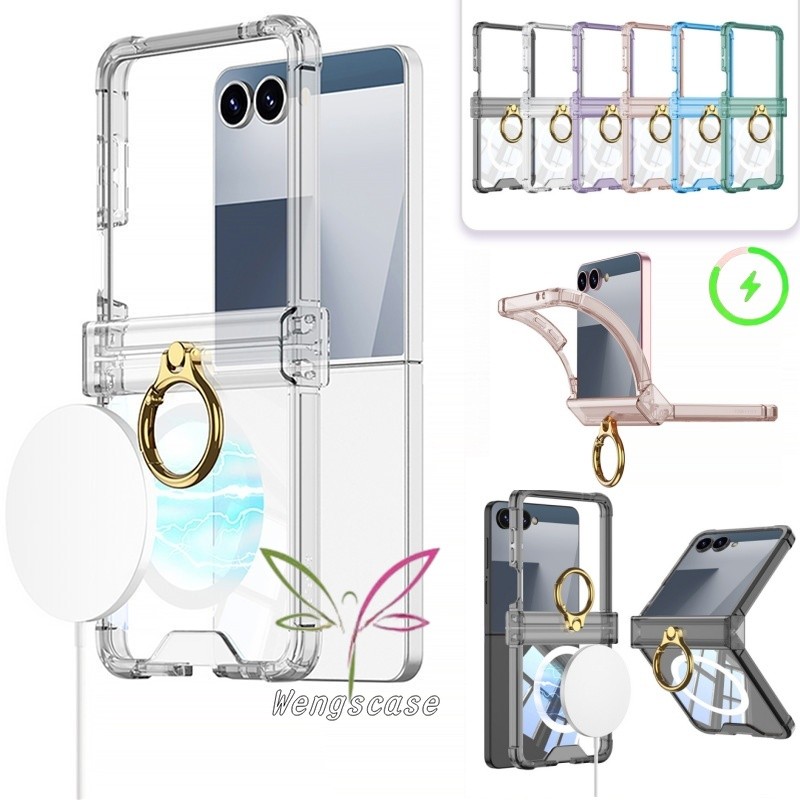 Ốp điện thoại chống sốc từ tính cho Samsung Galaxy Z Flip 7 Ốp lưng Flip7