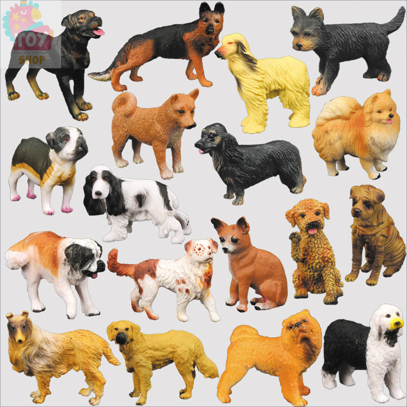 Đồ Chơi Trẻ Em Mô Hình Búp Bê Mô Phỏng Thú Cưng Chó Mô Hình Tĩnh Điện PVC Shiba Inu Chăn Cừu Chó Poo