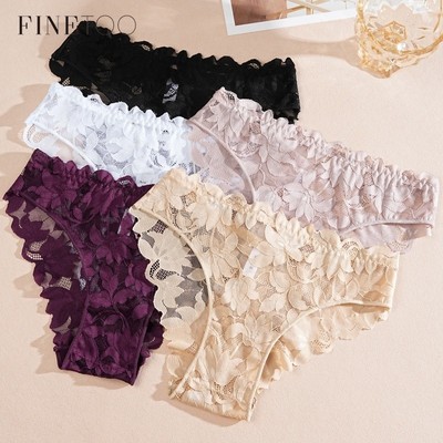FINETOO Quần Lót Ren Nữ Gợi Cảm, Kháng Khuẫn, Chất Lượng Cao