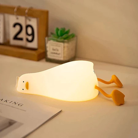 PENDEOLU Đèn Ngủ Silicon Hình Chú Vịt Dễ Thương Đèn Ngủ Silicon Có Thể Sạc Lại Dùng Trang Trí Phòng Ngủ Nhiều kiểu dáng | BigBuy360 - bigbuy360.vn