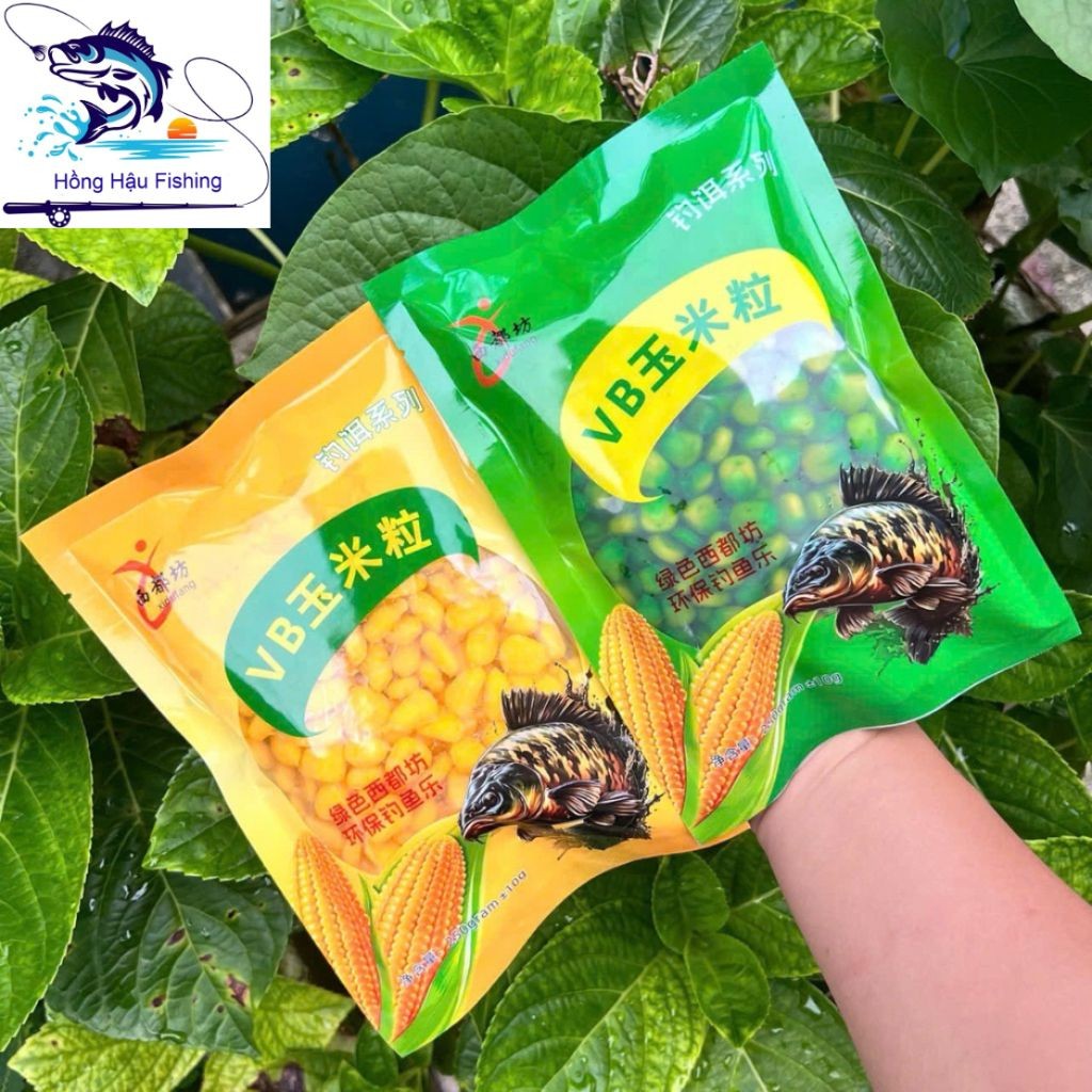 Hạt Ngô VB Ngâm Móc Lưỡi Câu Cá, Ngô Ngâm Sẵn Câu Cá, Ngô Ngâm Câu Chép, Trắm Cỏ