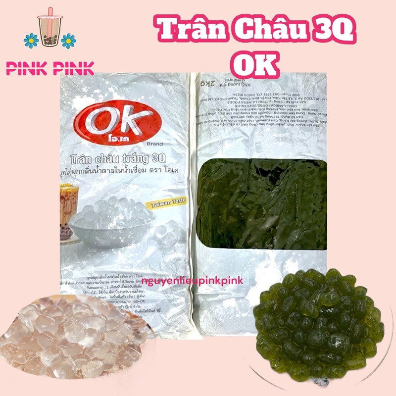 [TÚI 2KG ] TRÂN CHÂU 3Q TRẮNG - OLONG HIỆU OK THÁI LAN