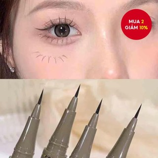 Bút Kẻ Mắt Mỏng Bút Chì Chống Thấm Nước Mồ Hôi Lâu Dài Không Mờ Người Mới Bắt Đầu Bút Kẻ Mắt Màu Nâu Bút Lỏng