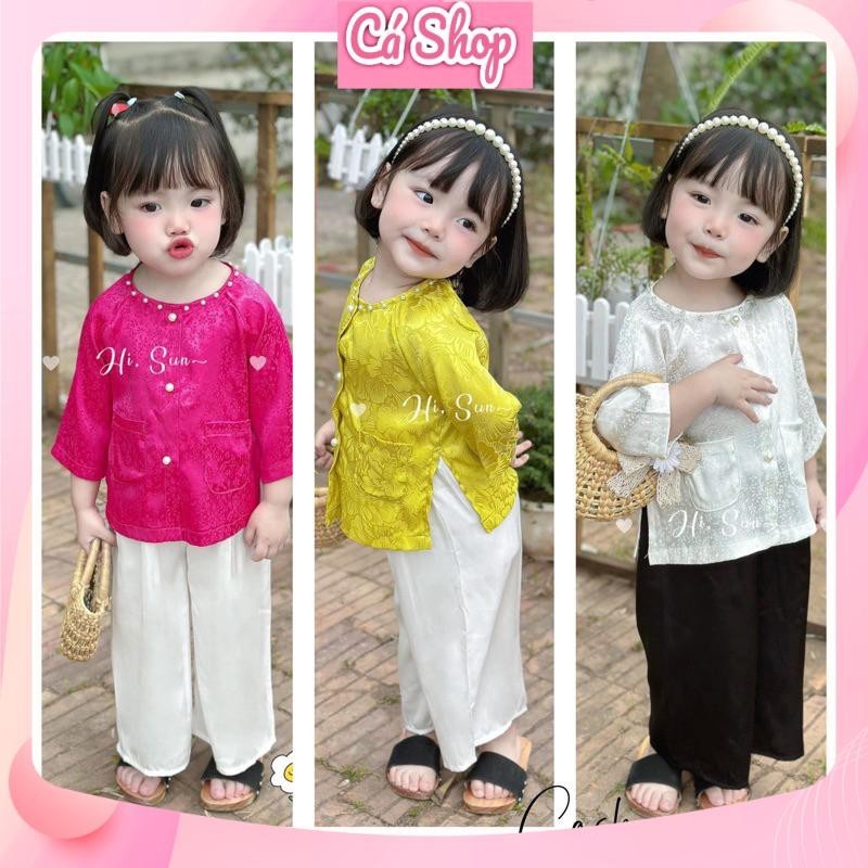 Bộ quần áo bà ba các loại cho bé gái