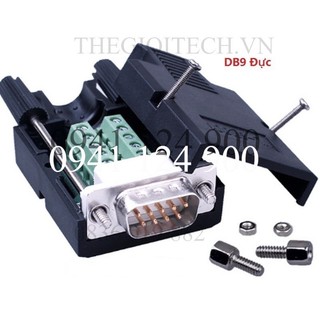 1 đầu jack cắm db9 không hàn đầu cổng com rs232