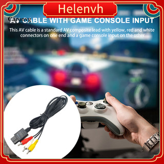 < Helenvh > Cáp Av cho máy chơi game Tv Lcd Led Av Cable Nâng cao trải nghiệm chơi game của bạn với cáp Av tương thích Hd cho N64 / trò chơi Cube / super Nintendo Perfect cho game thủ Đông Nam