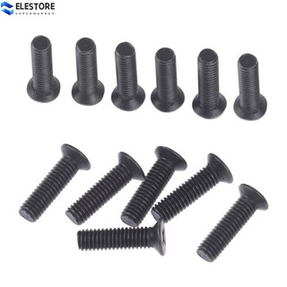 6 cái cố định vít m5 / m6 22mm tay trái chủ đề cho máy khoan unf chuck shank adapter
