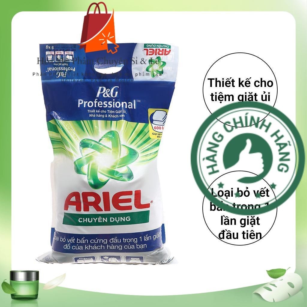  Ariel Bột giặt Túi 8.5kg Chuyên dụng cho giặt sấy Dân Sinh. 