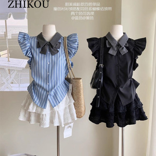 ZHIKOU áo sơ mi nữ áo kiểu hàn quốc Xinh  Tinh tế thông thường Định hình xu hướng WSQ24603QX 28Z240711