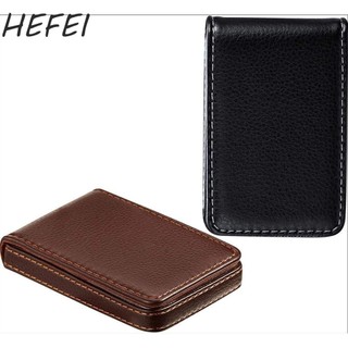 Hộp đựng danh thiếp HEFEI Ví Mini Hộp đựng thẻ da PU Quà tặng nữ Ví ngắn