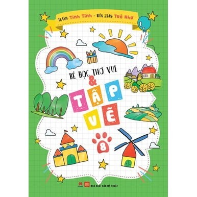 Sách - Bé Đọc Thơ Vui Và Tập Vẽ  - Tập 8
