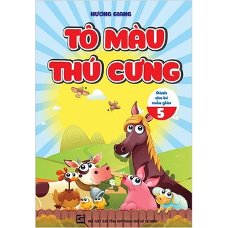 Sách - tô màu thú cưng - tập 5