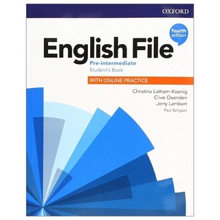 Sách - English File: Pre-intermediate: Students Book 4th Edition And Student Resource Centre Pack