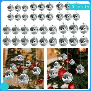 Dickly bộ 6 quả cầu tráng gương trang trí cây thông giáng sinh / tiệc cưới / kỷ niệm