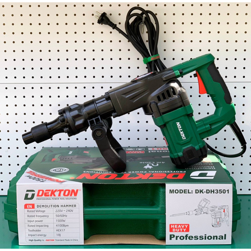Máy Đục Bê Tông 17mm Dekton DK-DH3501 Công suất 1500W