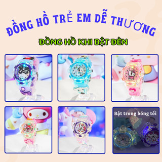 Đồng Hồ Thạch Anh Dạng Thạch sanrio my melody Hoạt Hình hello kitty Dễ Thương Làm Quà Tặng Cho Học Sinh Tiểu Học