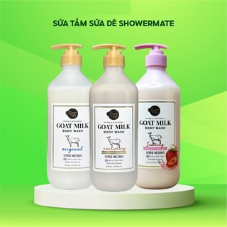 Sữa tắm sữa dê dưỡng trắng, dưỡng ẩm sâu Shower Mate Goat Milk 800ML
