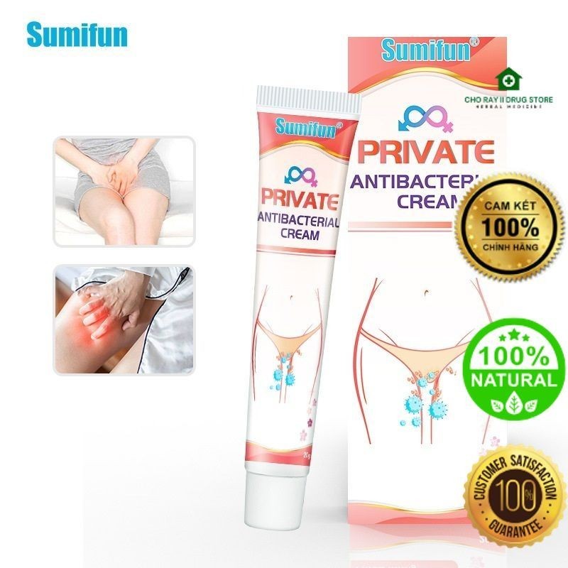 Kem Bôi Ngứa Vùng Kín, Nấm Vùng Kín, Sùi Mào Gà, Dùng Cho Nam Nữ, Thành Phần Tinh Chất Thảo Dược 100%_Che tên SP