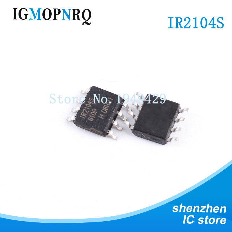 10 Chiếc IR2104S SOP8 IR2104 IR2104STRPBF IR2104SPBF Trình Điều Khiển Cổng Hlf Drvr 1 Inpt + Invrt S