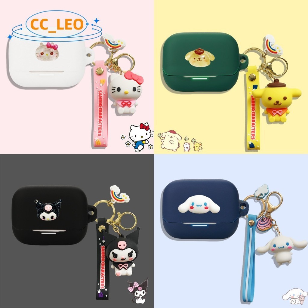 Dành Cho Anker Soundcore K20i Ốp Lưng Anker Soundcore K20i Silicon Mềm Hoạt Hình Sanrio Móc Khóa Mặt