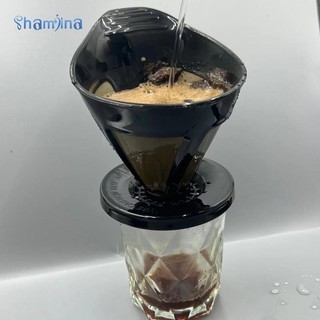 Shamjina đổ trên cà phê nhỏ giọt lưới đơn cốc pha nón cà phê có thể tái sử dụng