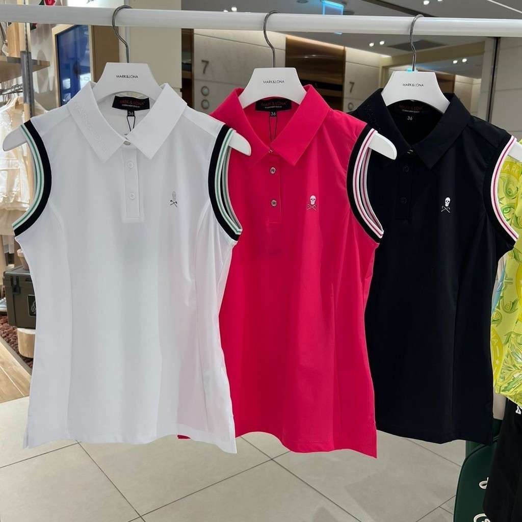 [MAR & L] Áo thun nữ không tay chơi gôn mùa hè Thể thao ngoài trời Thời trang khô nhanh thoáng khí T