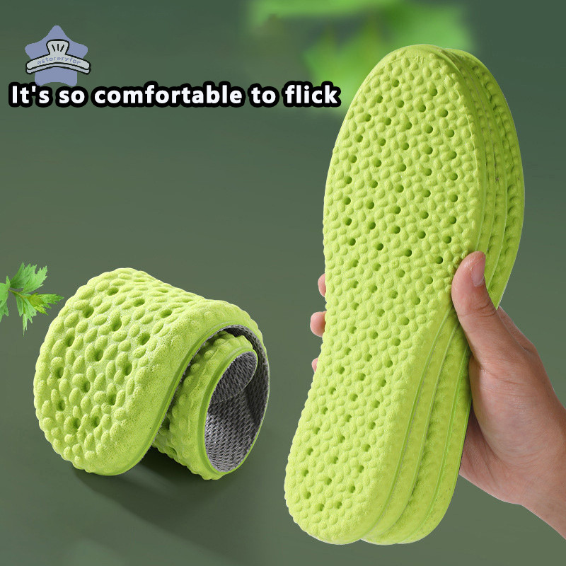 [Estereryfor] Hấp thụ sốc Thoải mái Thoáng khí Khử mùi Đế vòm Hỗ trợ cao su Mềm thấm mồ hôi Chạy bộ Chăm sóc bàn chân VN