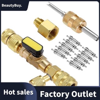 Công cụ cài đặt loại bỏ lõi van R410A R22 với cổng SAE 1 / 4 & 5 / 16 kích thước kép cho hệ thống HVAC R404A R407C R134A R12 R32